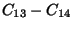 $C_{13}-C_{14} $