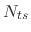 $ N_{ts}$