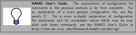 % latex2html id marker 4317
\framebox[\textwidth]{
\begin{minipage}{.2\textwid...
...rent/ug/}{http://www.ks.uiuc.edu/Research/namd/current/ug/}}.}
\end{minipage} }