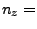 $n_z =$