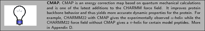 % latex2html id marker 3750
\framebox[\textwidth]{
\begin{minipage}{.2\textwid...
...certain model peptides. More in Appendix \ref{ap-paramfiles}.}
\end{minipage} }