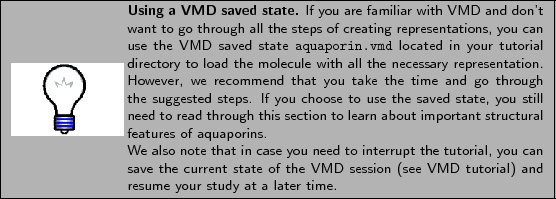 \framebox[\textwidth]{
\begin{minipage}{.2\textwidth}
\includegraphics[width=2...
...on (see VMD tutorial) and resume your
study at a later time.}
\end{minipage} }