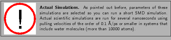 \fbox{
\begin{minipage}{.2\textwidth}
\includegraphics[width=2.3 cm, height=2....
...systems that include water molecules (more than 10000 atoms).}
\end{minipage} }