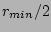 $r_{min}/2$