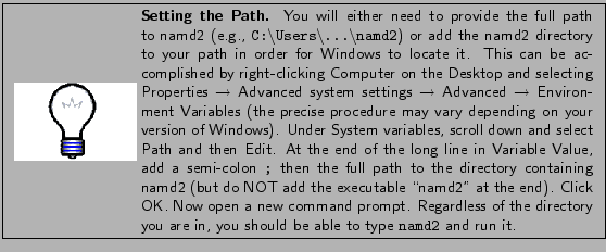 \framebox[\textwidth]{
\begin{minipage}{.2\textwidth}
\includegraphics[width=2...
...are in, you
should be able to type {\tt namd2} and run it.
}
\end{minipage} }