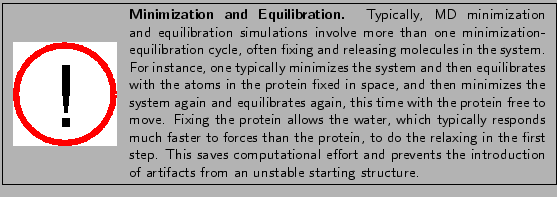\fbox{
\begin{minipage}{.2\textwidth}
\includegraphics[width=2.3 cm, height=2....
...ntroduction of artifacts from an unstable starting structure.}
\end{minipage} }