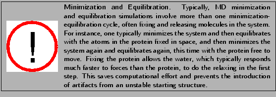 \fbox{
\begin{minipage}{.2\textwidth}
\includegraphics[width=2.3 cm, height=2....
...ntroduction of artifacts from an unstable starting structure.}
\end{minipage} }