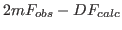 $ 2mF_{obs}-DF_{calc}$